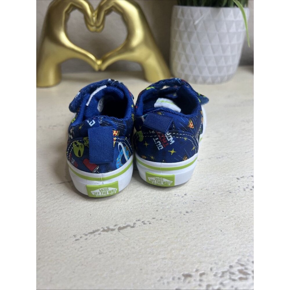 VANS WARD V SPACED OUT Tennis Shoes boys, size (TODDLER) 5 Aliens Space - Picture 4 of 10